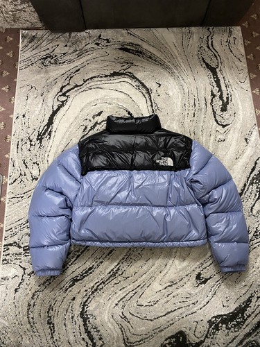 The North Face Nuptse Short Jacket Coat Blue BNWT Size XL Women’s NF0A5GGE73A1 - Picture 12 of 13