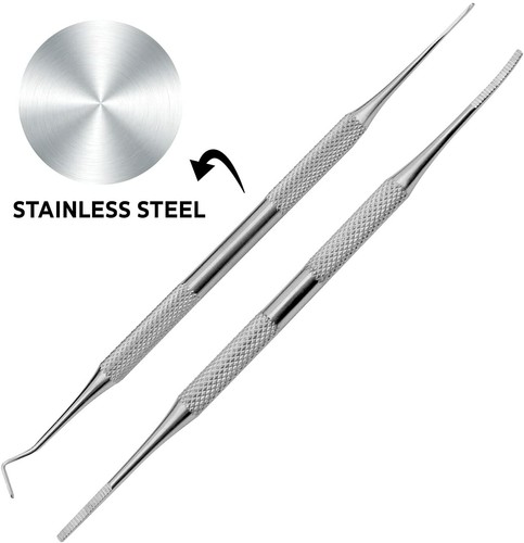 Maniküre und Pediküre eingewachsener Zehennagelheber und Zehennagelfeile doppelseitiges Werkzeug - Bild 3 von 7