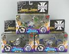 Muscle Machines West Choppers Jesse James Diecast 1/18 El Diablo Motorcycle Lot