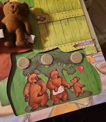 RARE Goldilocks & The Three Bears Interactive Big Book With 3 Bears Jane Resnick - Picture 3 of 24