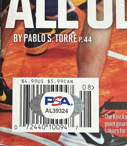 JEREMY LIN Signed Sports Illustrated No Label 2012 Knicks Linsanity Auto Psa Coa - Picture 2 of 9