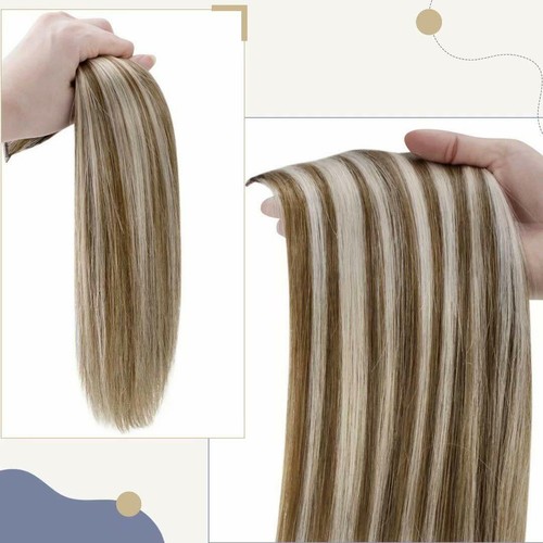 100% Real Remy Human Hair Wrap Around Ponytail Extensions With Clip in Hairpiece - Picture 78 of 81