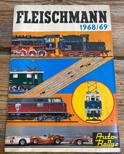 FLEISCHMANN HO N catalogue 1968 - 69 TRAIN ET VOITURES auto-rallye VINTAGE