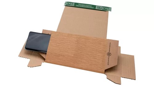 Fixier Polsterverpackungen 160x120x40mm Krepp Papier für den Handyversand - Bild 1 von 5