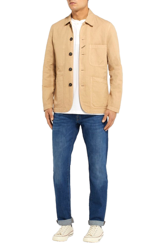 POLO RALPH LAUREN GRAND-PÈRE CHEMISE Slub Henley T-shirt grand-père pull sweat-shirt M - Photo 4/14