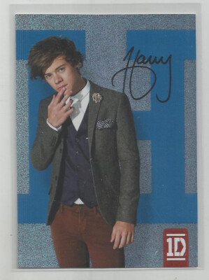2013 Panini One Direction Harry Styles #1 Stardust Spellbound Trading Card