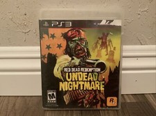 Playstation 3 (PS3) Red Dead Redemption Undead Nightmare w/ Manual - No Map