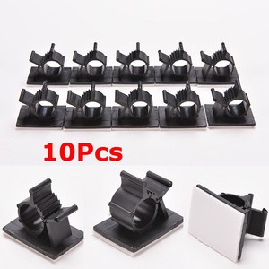 10Pcs-Cable-Clips-Adhesive-Cord-Management-Wire-Holder-Organizer-Clamp-Fastener