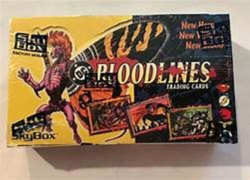 Bloodlines SkyBox DC 1993 boîte de cartes à collectionner 36 paquets par boîte scellée en usine - Photo 1/1