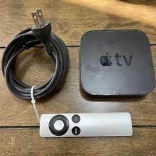 Apple TV (2nd Generation) A1378, 8GB with Remote Control and Power Cord.