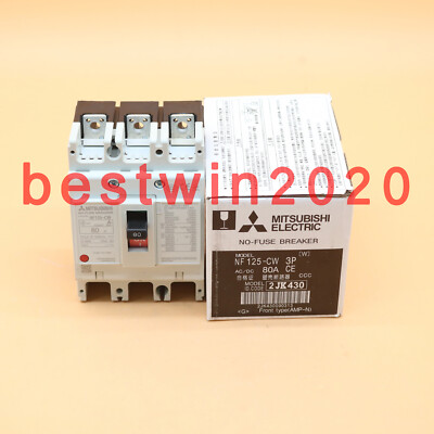 NF125-CW Moulded Case Circuit No-Fuse Breaker 3P In Box New Mitsubishi