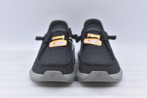Men's Skechers Parson Arcadian Slip-In Slip-In Sneaker, Black Size 10.5 205343 - Picture 2 of 6