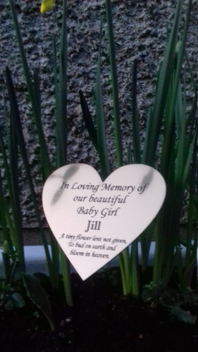 Engraved Memorial Stake Grave/Tree Marker Cremation with Personalised Plaque - Picture 4 of 4