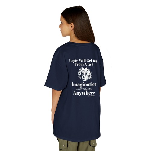 A. EINSTEIN QUOTES, KIDS GILDAN 3 SIZES/6 COLORS, PRINTED IN USA, FREE SHIPPING! - Picture 18 of 25