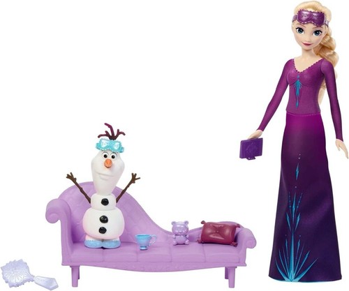 MATTEL Disney Frozen Elsa Goodnight with Olaf Figure Doll Toy HLX27 - Picture 3 of 6