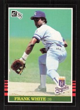 1985 Donruss #175 Frank White Kansas City Royals