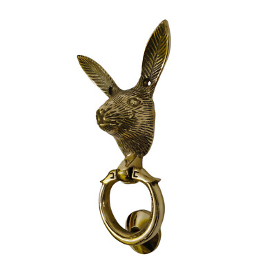 Brass Hare Door Knocker Rabbit Solid Brass Knockers