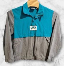 Vintage Nike pro club 1/4 zip long sleeve pull over color block Large