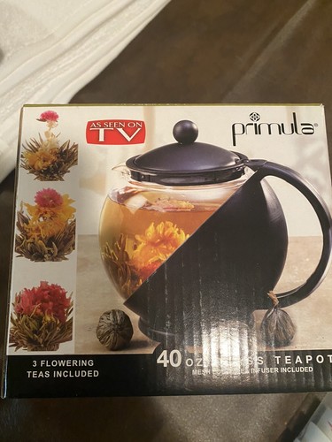 New in box! Primula 40 oz glass teapot - Picture 2 of 5