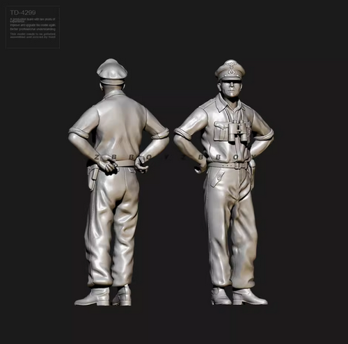1/35 Seconda Guerra Mondiale Forze Coraggiate Europee Modello soldato in Resina - Foto 14 di 16