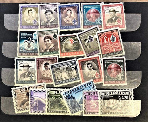 OSTERREICHISCHE STAATSDRUCKEREI SAMPLE STAMP BOOK 12 DIFFERENT NATIONS of 1950's - Picture 7 of 10