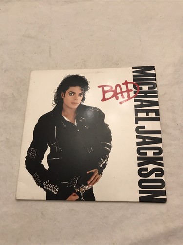 VTG Michael Jackson "Bad" LP Vinyl Record 1987 Epic Records 33RPM - Bild 2 von 7