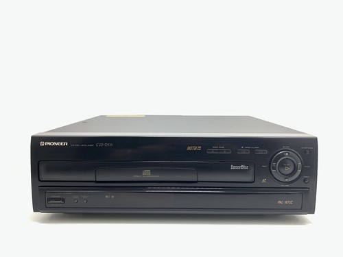 PIONEER CLD D515 CD LD Laser Disc Player 2 SIDEs Vintage PAL NTSC Work Good Look - Imagen 2 de 20