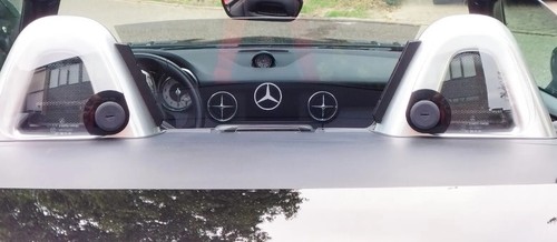 SLC R172 Wind Deflector Windschott Windshield Windbreak shield stop accessori - Zdjęcie 11 z 18