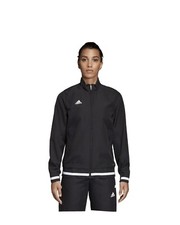 Adidas T19 Woven Womens Tracksuit Jacket Track Top Black Training Sports Gym NWT