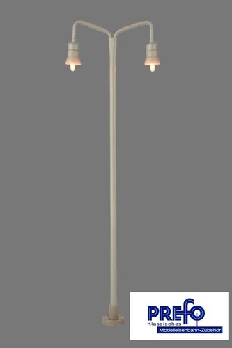 Prefo 52464 Straßen- und Platzleuchte "Bad-Wimpfen" grau H= 135mm 2-flam.Neu/OVP - Bild 1 von 3