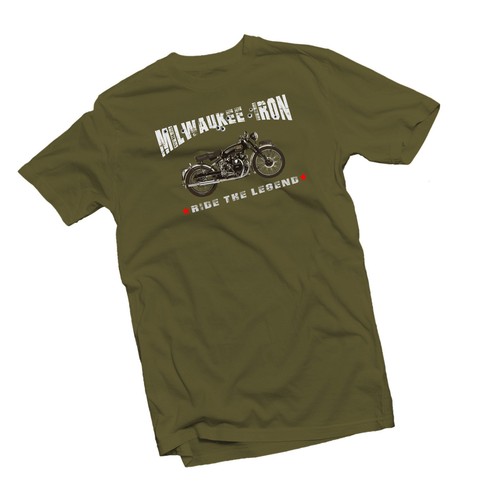 Camiseta Milwaukee Iron Vintage motociclista y fans de Harley - Imagen 6 de 6