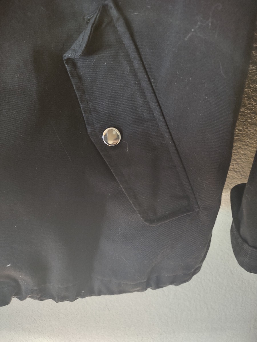 Five Four Men's Jacket - black, thin, hood, zipper, pockets
