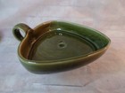Babbacombe Pottery Green  Triangular Dish Devon Studio Pottery 
