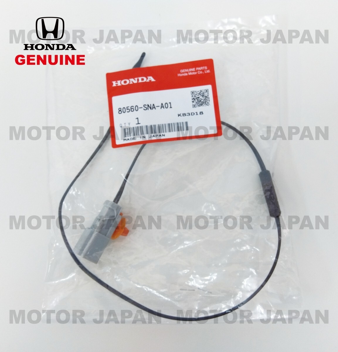 80560-SNA-A01 HONDA GENUINE AIR CONDITIONER THERMISTOR for CIVIC
