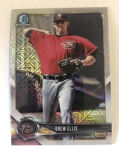 Drew Ellis 2018 Bowman Chrome Prospects Mega Box Mojo Refractor #BCP25 D-Backs