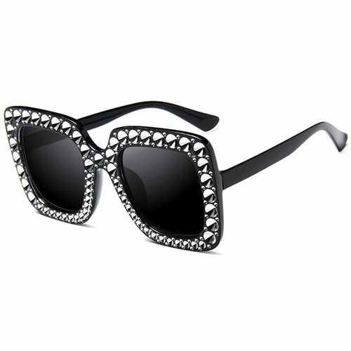 5pcs Luxury Bling Rhinestone Oversized Square Sunglasses Fashion Outdoor Shades☋ - Picture 12 of 18