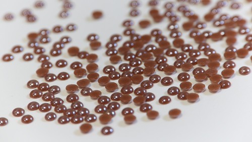 Hotfix Ceramic Stones BROWN 4mm Stück wählbar Hochzeit Halbperlen Strass Braun - Picture 4 of 18