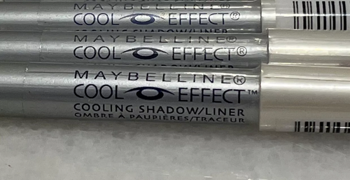 6 Maybelline Cool Effect Cooling Shadow / Liner - 24 Snow Bunny - .07 oz - Picture 2 of 3