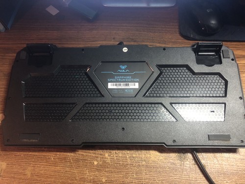 AULA Sapphire Backlit Mechanical Gaming Keyboard Preowned Tested PrefectWorking - Picture 6 of 8