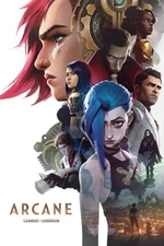 2021 NETFLIX SERIES ARCANE LEAGUE OF LEGENDS POSTER NEW 24x36 FREE SHIPPING
