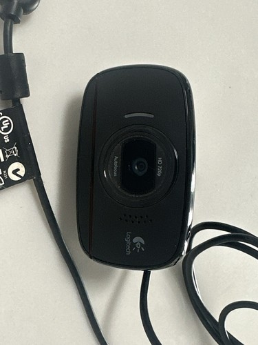 Logitech C525 HD Webcam 720p 360-Degree Swivel Camera USB Cord - Picture 3 of 4