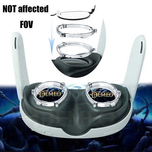 For Quest 3 VR Headset Myopia Lens Magnetic Glasses Anti-Blue Light -2.0D~-6.0D - Picture 3 of 27