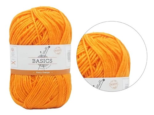 Knitting Yarn 8ply Super Soft Acrylic Crochet Craft Wool 100g Malli 80 Colours - Picture 16 of 81