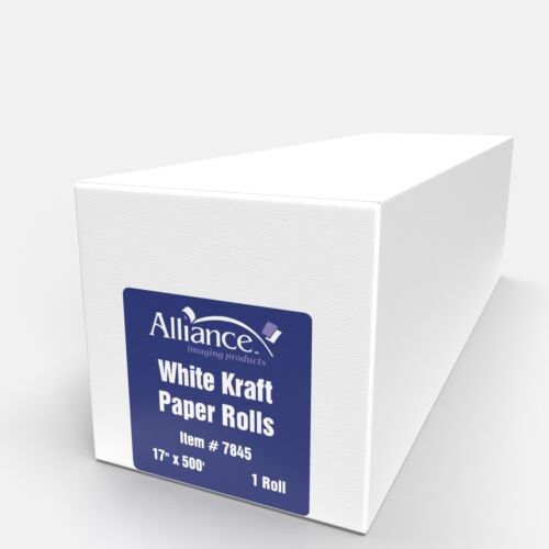 Rollo de papel Kraft blanco para artes y oficios 1 rollo por caja 18 24 30 36 anchos - Imagen 62 de 105