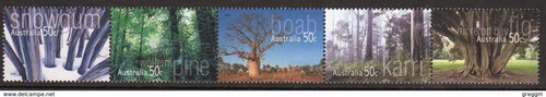 Australien 2005 Briefmarkensatz zur Feier einheimischer Bäume in unmontierter Neuwertig