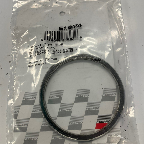 FREE SHIPPING FelPro 61074 Exhaust Pipe Ring for Chevrolet GMC Hummer