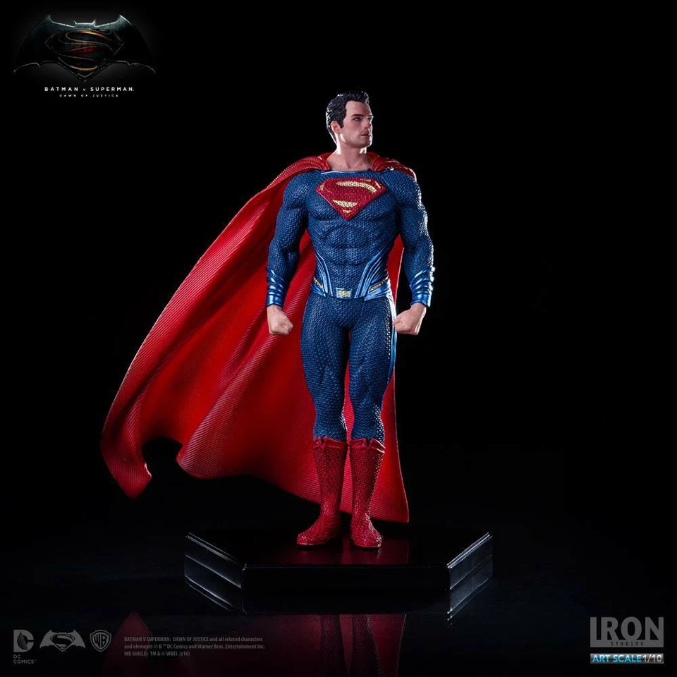Figura Estatua Iron Studios Superman Batman Vs Superman V Hombre de Acero BVS 1:10 Foto 3 de 4