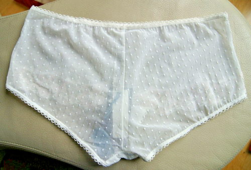Gossard SPA Ivory/Pink Spotty Lace Trimmed Briefs - 第 11/13 張圖片