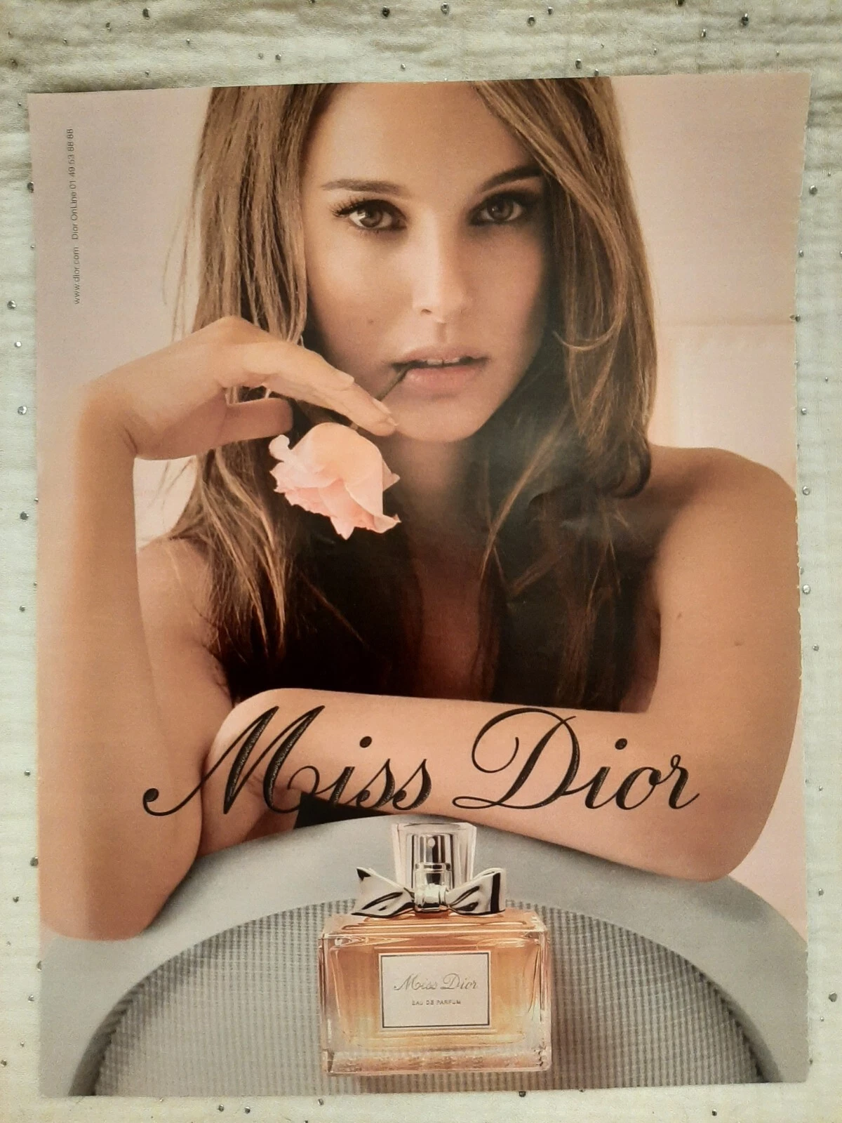 Publicité papier Parfum. Perfume Ad C. Dior Miss Dior de 2012