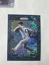 2022 Panini Prizm Baseball FOTL Blue Scope Prizm # 111 Matt Brash Rookie RC /35